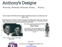 Tablet Screenshot of anthonysdesigns.net
